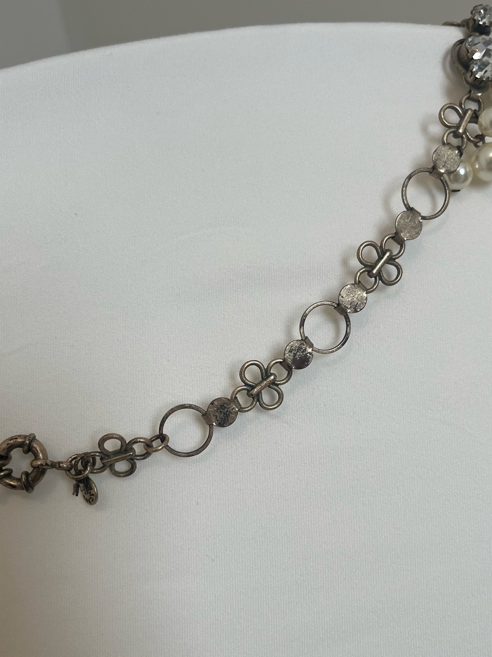 J Crew Pearl and Crystal Statement Necklace - Picture 2 of 5